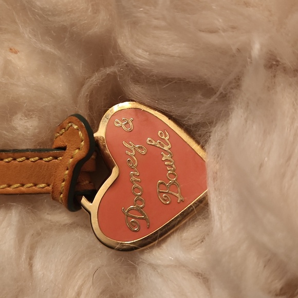 Vintage Dooney & Bourke  Gray/Tan/Multicolor Signature Coated Canvas Small Bag - Picture 9 of 13